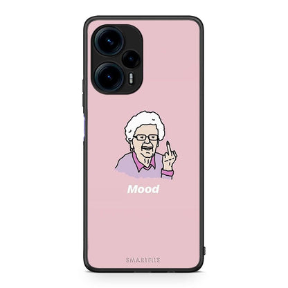 Θήκη Xiaomi Poco F5 5G PopArt Mood από τη Smartfits με σχέδιο στο πίσω μέρος και μαύρο περίβλημα | Xiaomi Poco F5 5G PopArt Mood Case with Colorful Back and Black Bezels