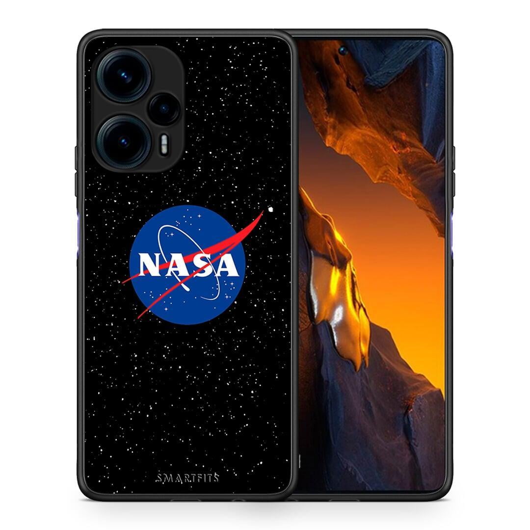 Θήκη Xiaomi Poco F5 5G PopArt NASA από τη Smartfits με σχέδιο στο πίσω μέρος και μαύρο περίβλημα | Xiaomi Poco F5 5G PopArt NASA Case with Colorful Back and Black Bezels