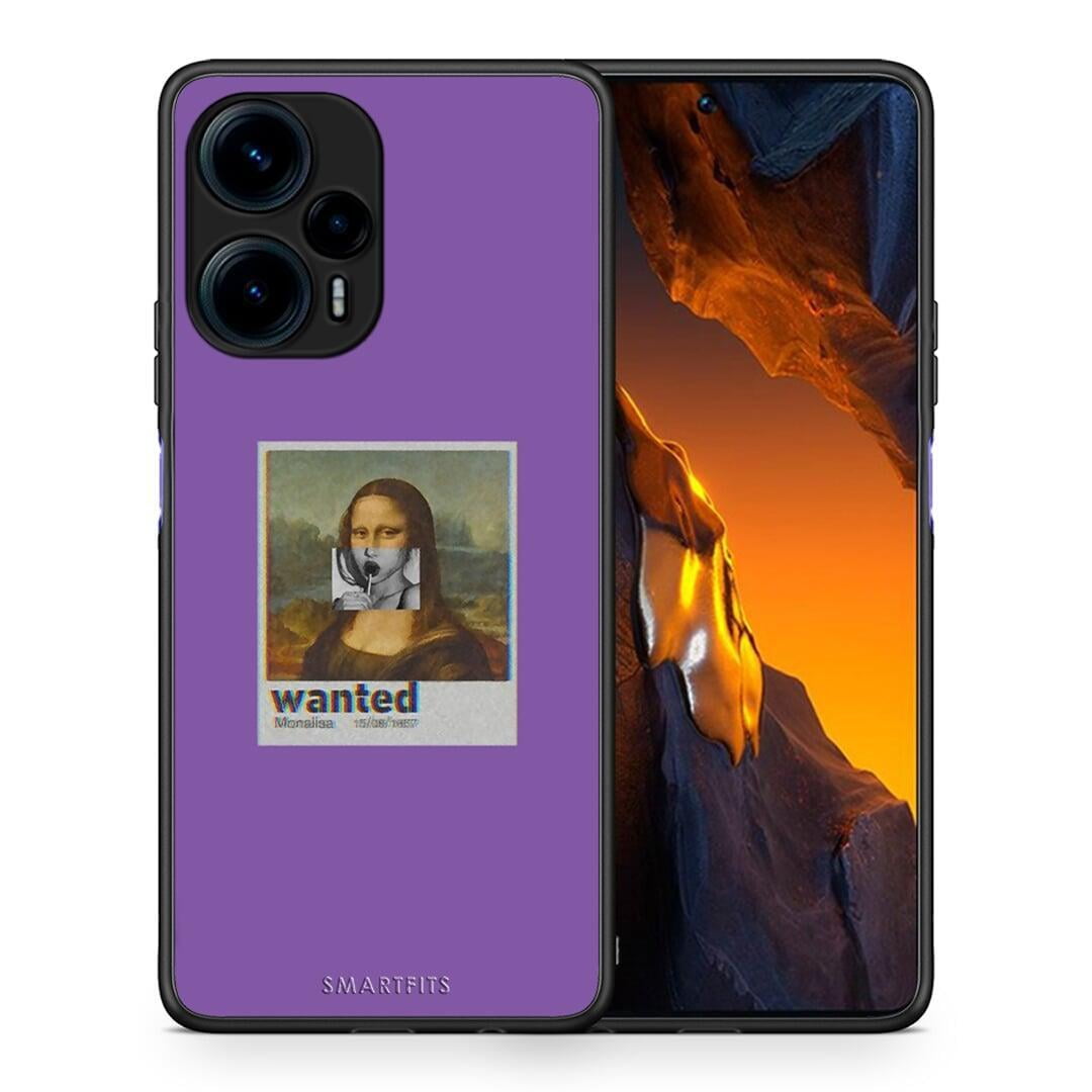 Θήκη Xiaomi Poco F5 5G Popart Monalisa από τη Smartfits με σχέδιο στο πίσω μέρος και μαύρο περίβλημα | Xiaomi Poco F5 5G Popart Monalisa Case with Colorful Back and Black Bezels