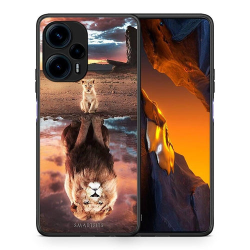 Θήκη Xiaomi Poco F5 5G Sunset Dreams από τη Smartfits με σχέδιο στο πίσω μέρος και μαύρο περίβλημα | Xiaomi Poco F5 5G Sunset Dreams Case with Colorful Back and Black Bezels
