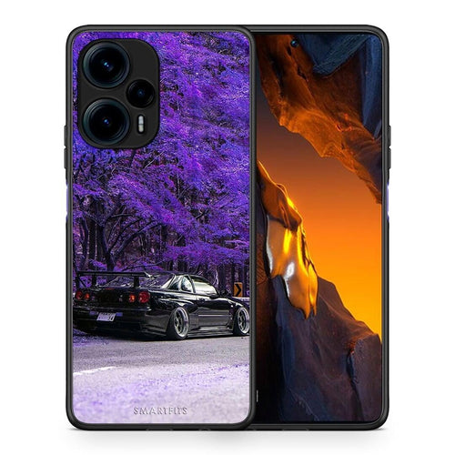 Θήκη Xiaomi Poco F5 5G Super Car από τη Smartfits με σχέδιο στο πίσω μέρος και μαύρο περίβλημα | Xiaomi Poco F5 5G Super Car Case with Colorful Back and Black Bezels