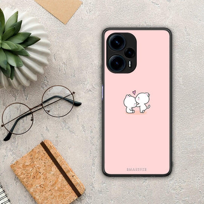 Θήκη Xiaomi Poco F5 5G Valentine Love από τη Smartfits με σχέδιο στο πίσω μέρος και μαύρο περίβλημα | Xiaomi Poco F5 5G Valentine Love Case with Colorful Back and Black Bezels