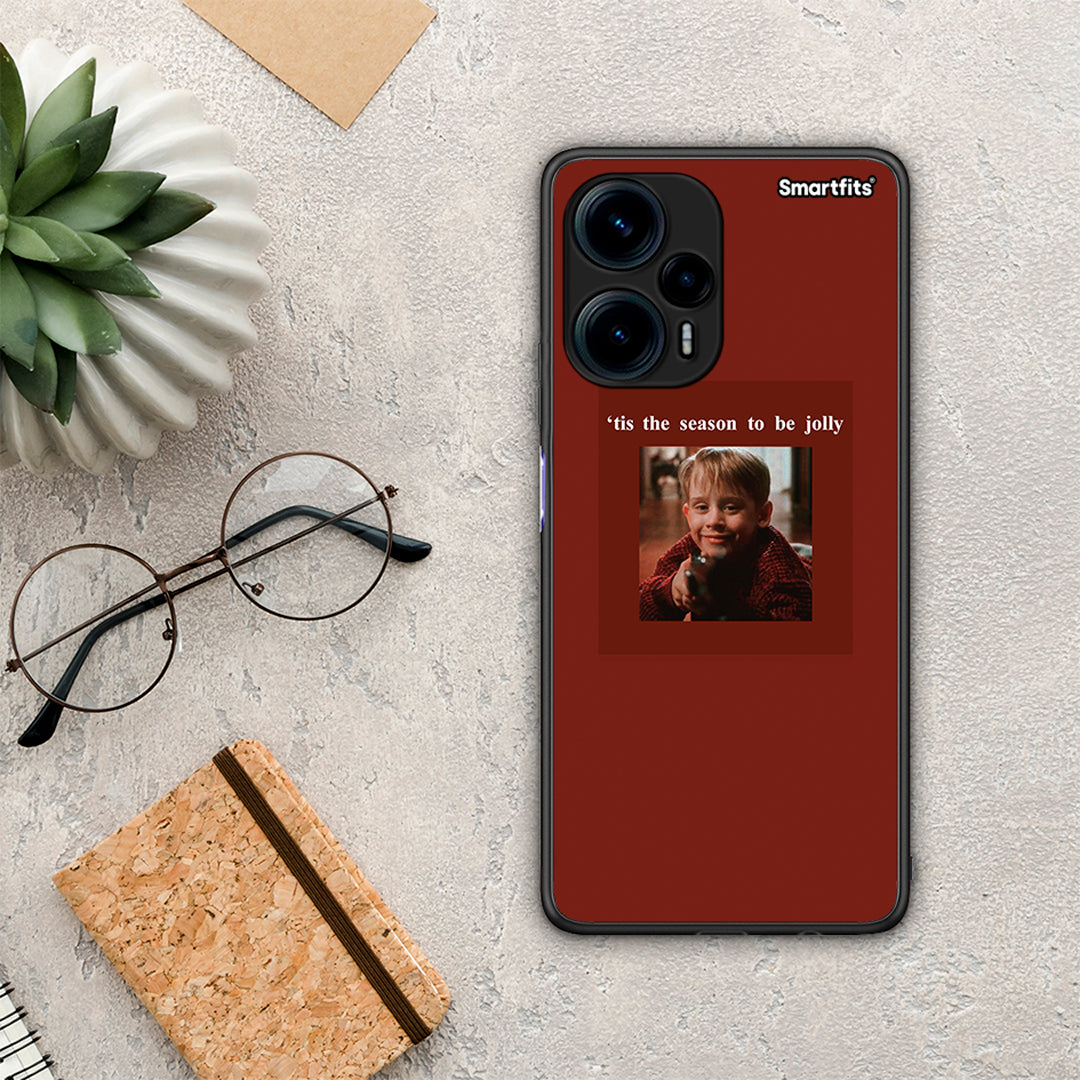 Θήκη Xiaomi Poco F5 5G Xmas Ultimate Spirit από τη Smartfits με σχέδιο στο πίσω μέρος και μαύρο περίβλημα | Xiaomi Poco F5 5G Xmas Ultimate Spirit Case with Colorful Back and Black Bezels