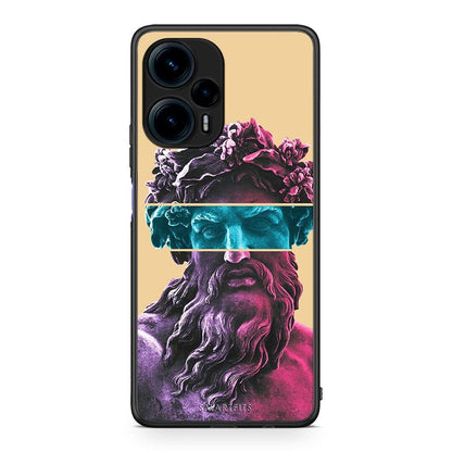 Θήκη Xiaomi Poco F5 5G Zeus Art από τη Smartfits με σχέδιο στο πίσω μέρος και μαύρο περίβλημα | Xiaomi Poco F5 5G Zeus Art Case with Colorful Back and Black Bezels