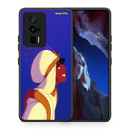 Θήκη Xiaomi Poco F5 Pro / Redmi K60 Pro Alladin And Jasmine Love 1 από τη Smartfits με σχέδιο στο πίσω μέρος και μαύρο περίβλημα | Xiaomi Poco F5 Pro / Redmi K60 Pro Alladin And Jasmine Love 1 Case with Colorful Back and Black Bezels