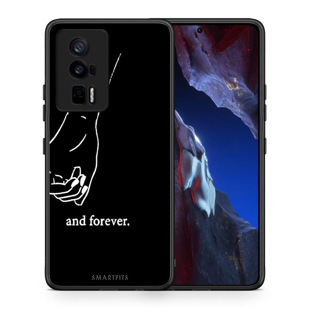 Θήκη Xiaomi Poco F5 Pro / Redmi K60 Pro Always & Forever 2 από τη Smartfits με σχέδιο στο πίσω μέρος και μαύρο περίβλημα | Xiaomi Poco F5 Pro / Redmi K60 Pro Always & Forever 2 Case with Colorful Back and Black Bezels