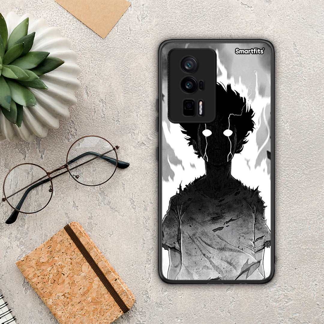 Θήκη Xiaomi Poco F5 Pro / Redmi K60 Pro Anime Boy από τη Smartfits με σχέδιο στο πίσω μέρος και μαύρο περίβλημα | Xiaomi Poco F5 Pro / Redmi K60 Pro Anime Boy Case with Colorful Back and Black Bezels