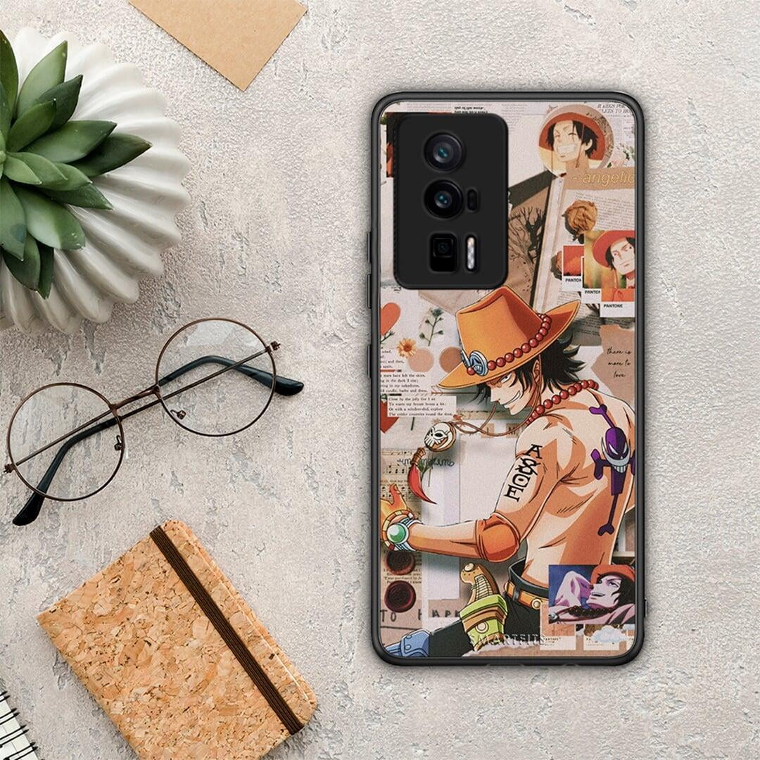 Θήκη Xiaomi Poco F5 Pro / Redmi K60 Pro Anime Collage από τη Smartfits με σχέδιο στο πίσω μέρος και μαύρο περίβλημα | Xiaomi Poco F5 Pro / Redmi K60 Pro Anime Collage Case with Colorful Back and Black Bezels