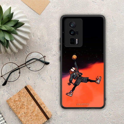 Θήκη Xiaomi Poco F5 Pro / Redmi K60 Pro Basketball Hero από τη Smartfits με σχέδιο στο πίσω μέρος και μαύρο περίβλημα | Xiaomi Poco F5 Pro / Redmi K60 Pro Basketball Hero Case with Colorful Back and Black Bezels