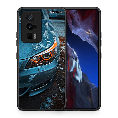 Θήκη Xiaomi Poco F5 Pro / Redmi K60 Pro Bmw E60 από τη Smartfits με σχέδιο στο πίσω μέρος και μαύρο περίβλημα | Xiaomi Poco F5 Pro / Redmi K60 Pro Bmw E60 Case with Colorful Back and Black Bezels