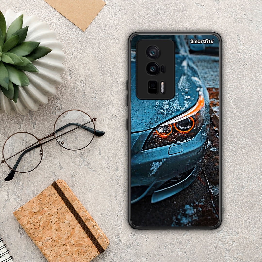 Θήκη Xiaomi Poco F5 Pro / Redmi K60 Pro Bmw E60 από τη Smartfits με σχέδιο στο πίσω μέρος και μαύρο περίβλημα | Xiaomi Poco F5 Pro / Redmi K60 Pro Bmw E60 Case with Colorful Back and Black Bezels