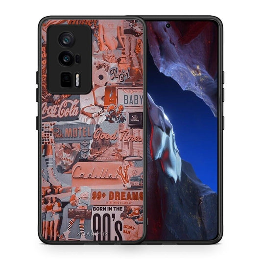Θήκη Xiaomi Poco F5 Pro / Redmi K60 Pro Born In 90s από τη Smartfits με σχέδιο στο πίσω μέρος και μαύρο περίβλημα | Xiaomi Poco F5 Pro / Redmi K60 Pro Born In 90s Case with Colorful Back and Black Bezels