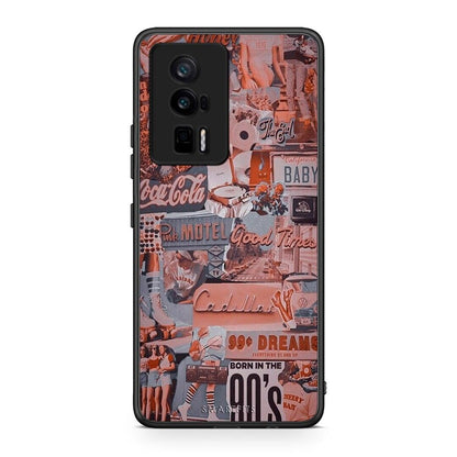Θήκη Xiaomi Poco F5 Pro / Redmi K60 Pro Born In 90s από τη Smartfits με σχέδιο στο πίσω μέρος και μαύρο περίβλημα | Xiaomi Poco F5 Pro / Redmi K60 Pro Born In 90s Case with Colorful Back and Black Bezels