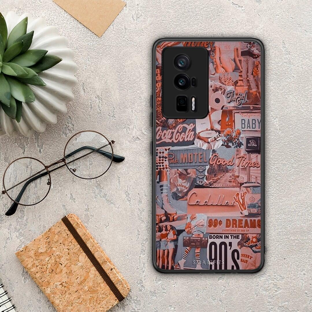 Θήκη Xiaomi Poco F5 Pro / Redmi K60 Pro Born In 90s από τη Smartfits με σχέδιο στο πίσω μέρος και μαύρο περίβλημα | Xiaomi Poco F5 Pro / Redmi K60 Pro Born In 90s Case with Colorful Back and Black Bezels