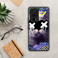 Thumbnail for Θήκη Xiaomi Poco F5 Pro / Redmi K60 Pro Cat Collage από τη Smartfits με σχέδιο στο πίσω μέρος και μαύρο περίβλημα | Xiaomi Poco F5 Pro / Redmi K60 Pro Cat Collage Case with Colorful Back and Black Bezels