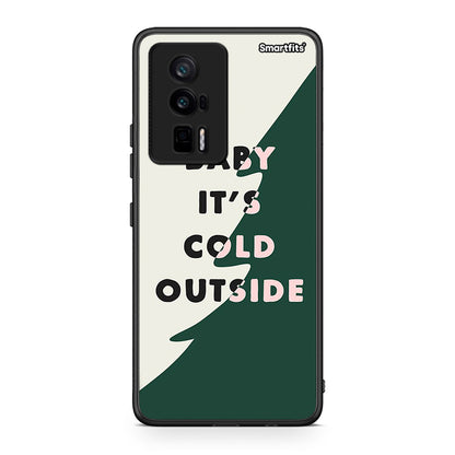Θήκη Xiaomi Poco F5 Pro / Redmi K60 Pro Cold Outside από τη Smartfits με σχέδιο στο πίσω μέρος και μαύρο περίβλημα | Xiaomi Poco F5 Pro / Redmi K60 Pro Cold Outside Case with Colorful Back and Black Bezels