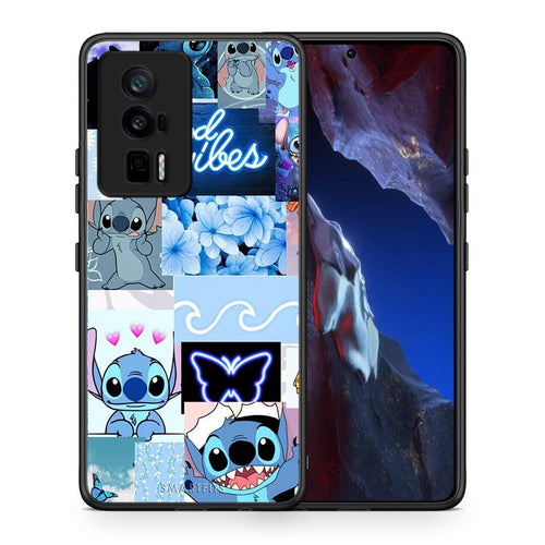 Θήκη Xiaomi Poco F5 Pro / Redmi K60 Pro Collage Good Vibes από τη Smartfits με σχέδιο στο πίσω μέρος και μαύρο περίβλημα | Xiaomi Poco F5 Pro / Redmi K60 Pro Collage Good Vibes Case with Colorful Back and Black Bezels