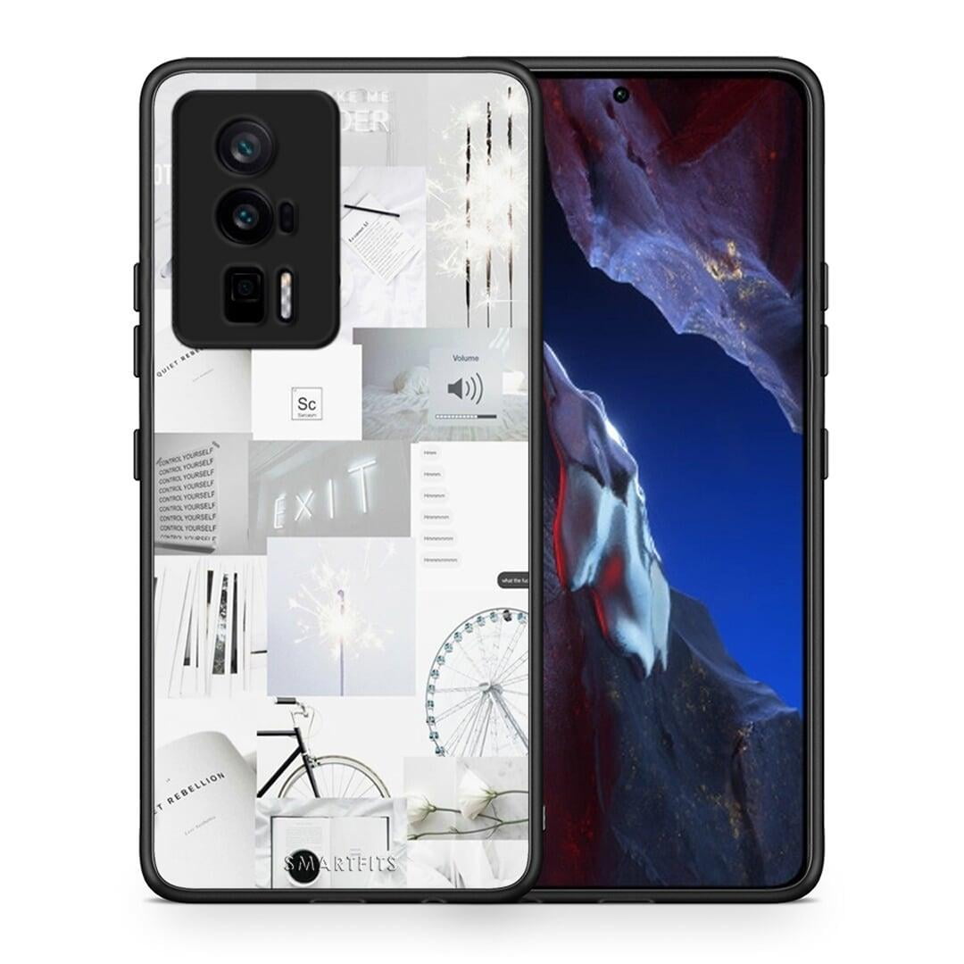 Θήκη Xiaomi Poco F5 Pro / Redmi K60 Pro Collage Make Me Wonder από τη Smartfits με σχέδιο στο πίσω μέρος και μαύρο περίβλημα | Xiaomi Poco F5 Pro / Redmi K60 Pro Collage Make Me Wonder Case with Colorful Back and Black Bezels