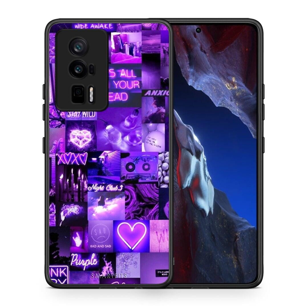 Θήκη Xiaomi Poco F5 Pro / Redmi K60 Pro Collage Stay Wild από τη Smartfits με σχέδιο στο πίσω μέρος και μαύρο περίβλημα | Xiaomi Poco F5 Pro / Redmi K60 Pro Collage Stay Wild Case with Colorful Back and Black Bezels