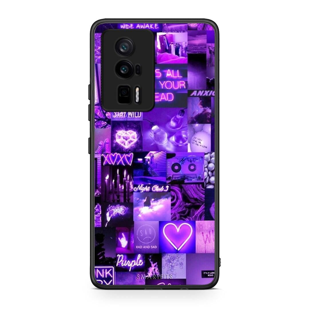 Θήκη Xiaomi Poco F5 Pro / Redmi K60 Pro Collage Stay Wild από τη Smartfits με σχέδιο στο πίσω μέρος και μαύρο περίβλημα | Xiaomi Poco F5 Pro / Redmi K60 Pro Collage Stay Wild Case with Colorful Back and Black Bezels