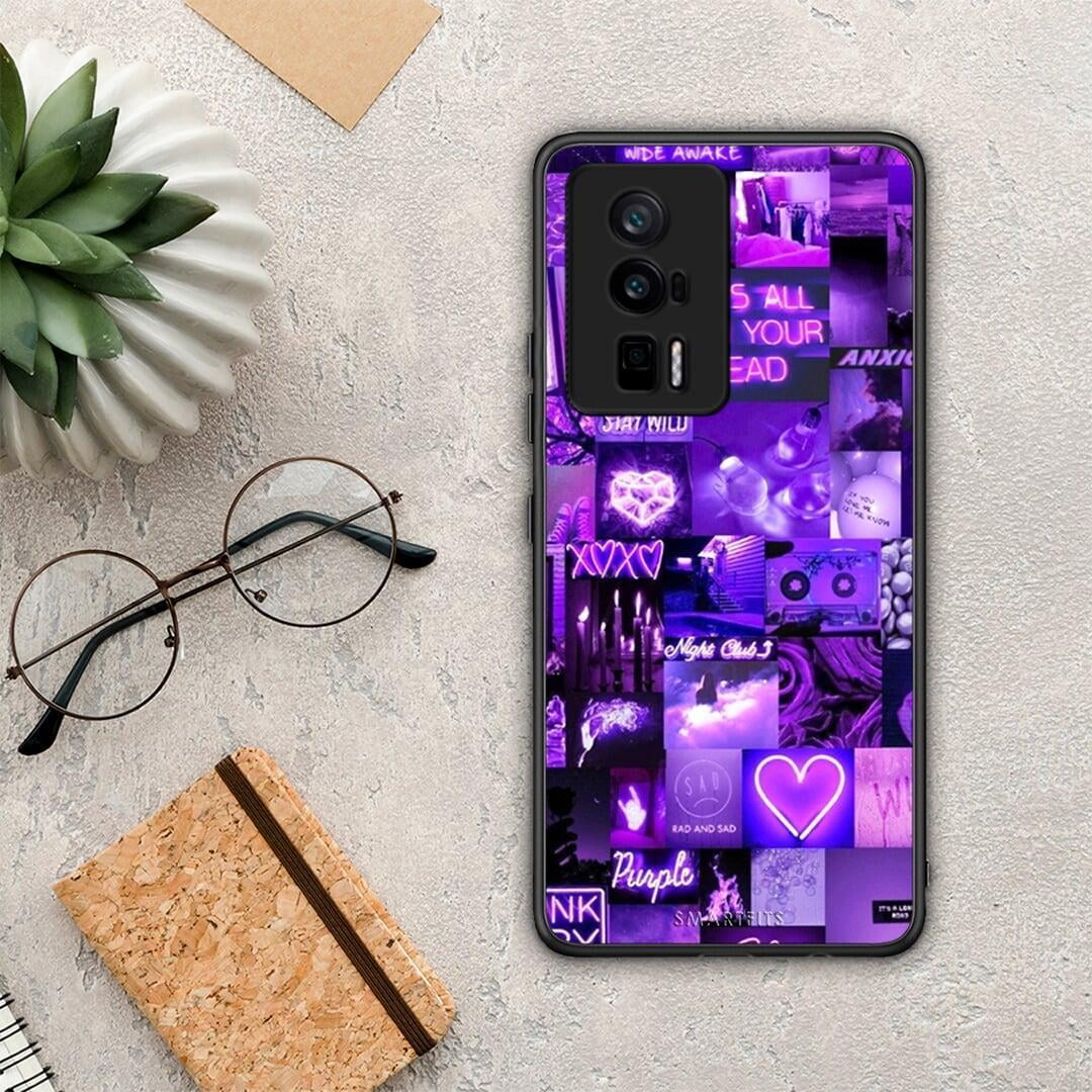 Θήκη Xiaomi Poco F5 Pro / Redmi K60 Pro Collage Stay Wild από τη Smartfits με σχέδιο στο πίσω μέρος και μαύρο περίβλημα | Xiaomi Poco F5 Pro / Redmi K60 Pro Collage Stay Wild Case with Colorful Back and Black Bezels