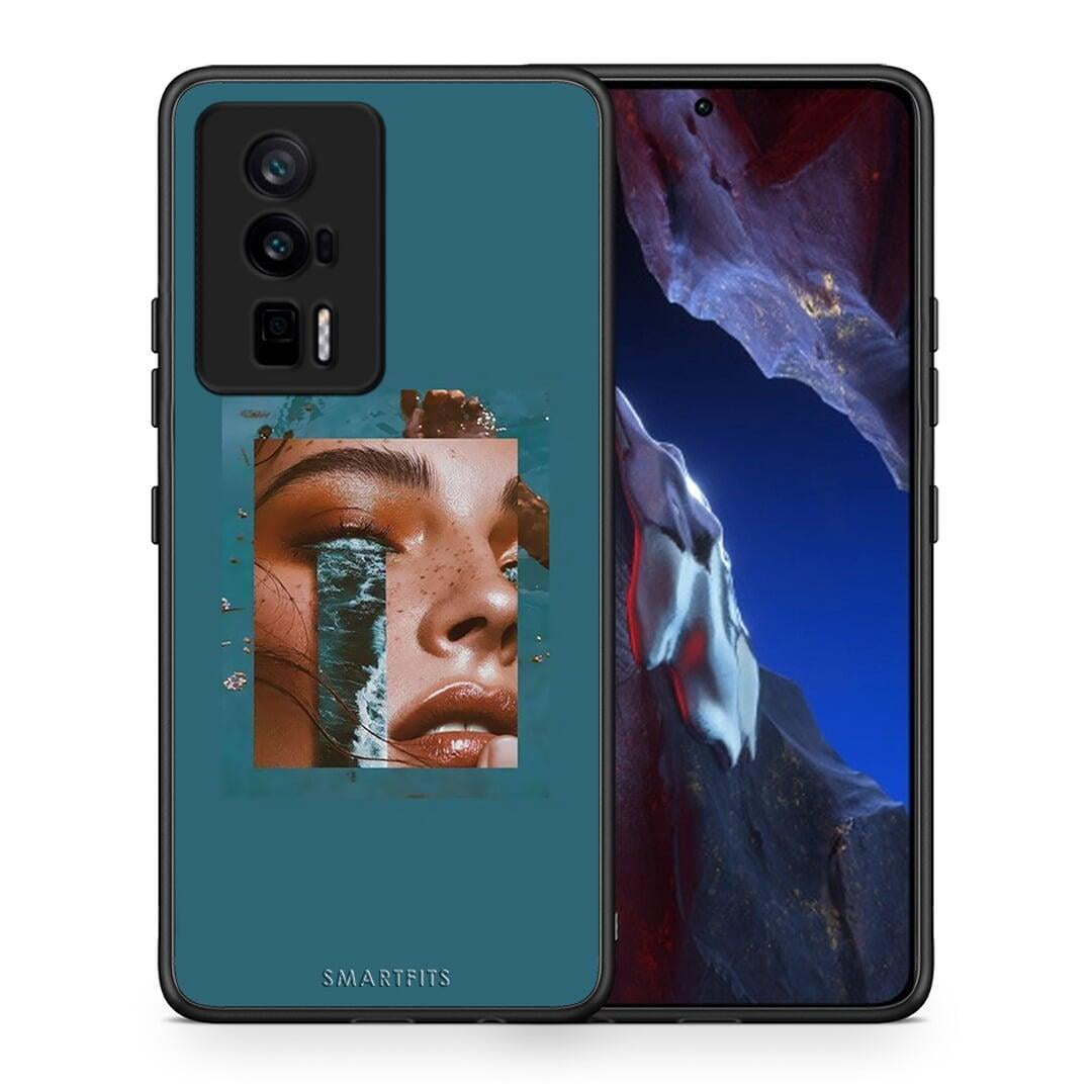 Θήκη Xiaomi Poco F5 Pro / Redmi K60 Pro Cry An Ocean από τη Smartfits με σχέδιο στο πίσω μέρος και μαύρο περίβλημα | Xiaomi Poco F5 Pro / Redmi K60 Pro Cry An Ocean Case with Colorful Back and Black Bezels