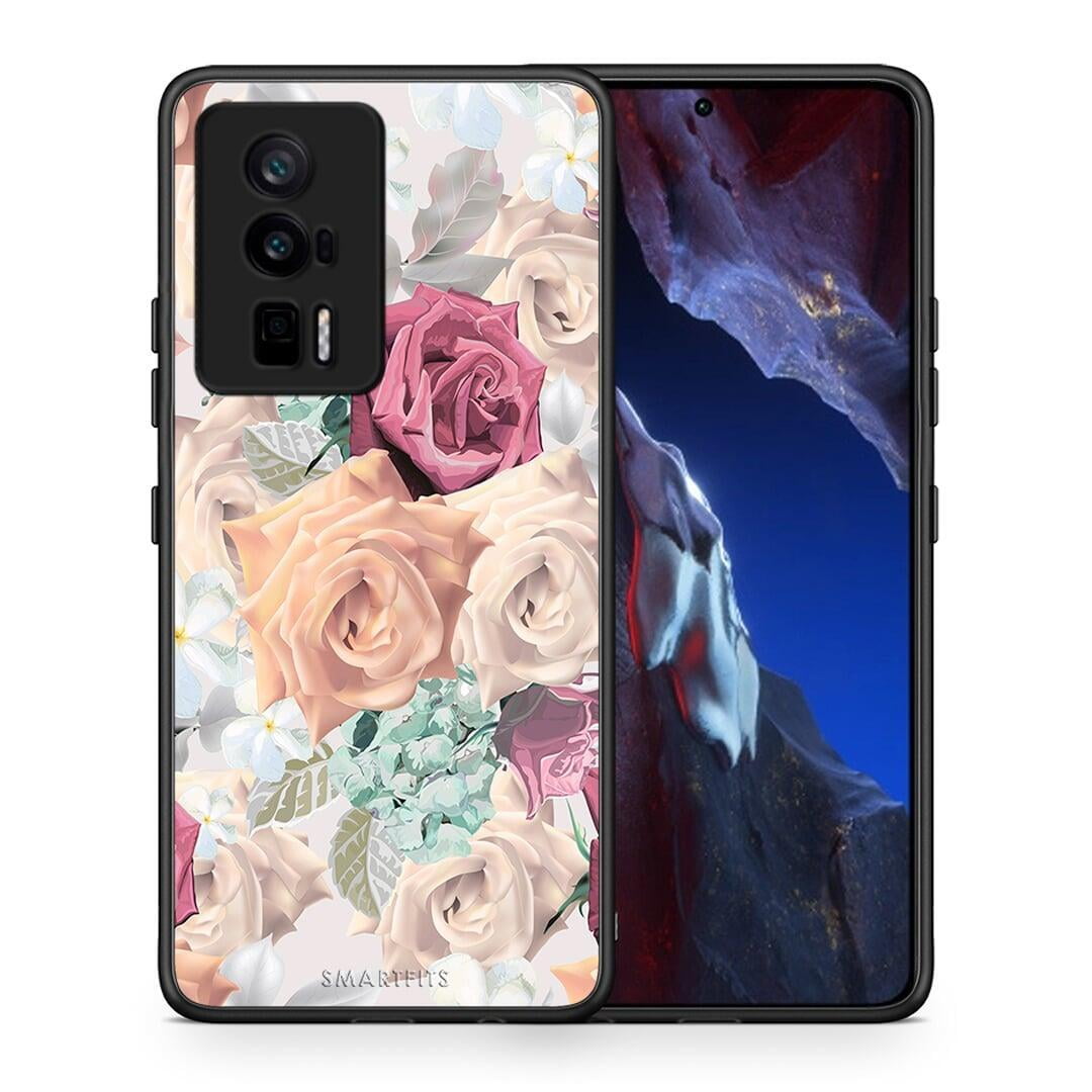 Θήκη Xiaomi Poco F5 Pro / Redmi K60 Pro Floral Bouquet από τη Smartfits με σχέδιο στο πίσω μέρος και μαύρο περίβλημα | Xiaomi Poco F5 Pro / Redmi K60 Pro Floral Bouquet Case with Colorful Back and Black Bezels