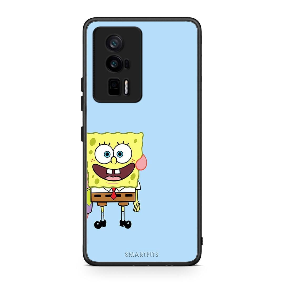 Θήκη Xiaomi Poco F5 Pro / Redmi K60 Pro Friends Bob από τη Smartfits με σχέδιο στο πίσω μέρος και μαύρο περίβλημα | Xiaomi Poco F5 Pro / Redmi K60 Pro Friends Bob Case with Colorful Back and Black Bezels