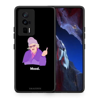 Θήκη Xiaomi Poco F5 Pro / Redmi K60 Pro Grandma Mood Black από τη Smartfits με σχέδιο στο πίσω μέρος και μαύρο περίβλημα | Xiaomi Poco F5 Pro / Redmi K60 Pro Grandma Mood Black Case with Colorful Back and Black Bezels