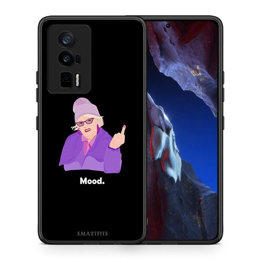 Θήκη Xiaomi Poco F5 Pro / Redmi K60 Pro Grandma Mood Black από τη Smartfits με σχέδιο στο πίσω μέρος και μαύρο περίβλημα | Xiaomi Poco F5 Pro / Redmi K60 Pro Grandma Mood Black Case with Colorful Back and Black Bezels