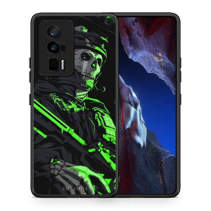 Θήκη Xiaomi Poco F5 Pro / Redmi K60 Pro Green Soldier από τη Smartfits με σχέδιο στο πίσω μέρος και μαύρο περίβλημα | Xiaomi Poco F5 Pro / Redmi K60 Pro Green Soldier Case with Colorful Back and Black Bezels