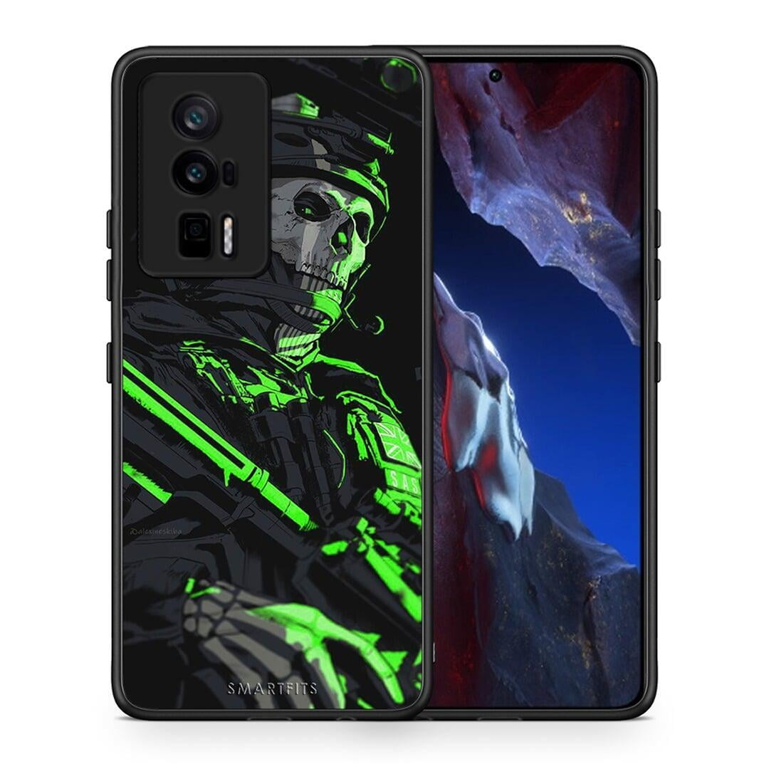 Θήκη Xiaomi Poco F5 Pro / Redmi K60 Pro Green Soldier από τη Smartfits με σχέδιο στο πίσω μέρος και μαύρο περίβλημα | Xiaomi Poco F5 Pro / Redmi K60 Pro Green Soldier Case with Colorful Back and Black Bezels