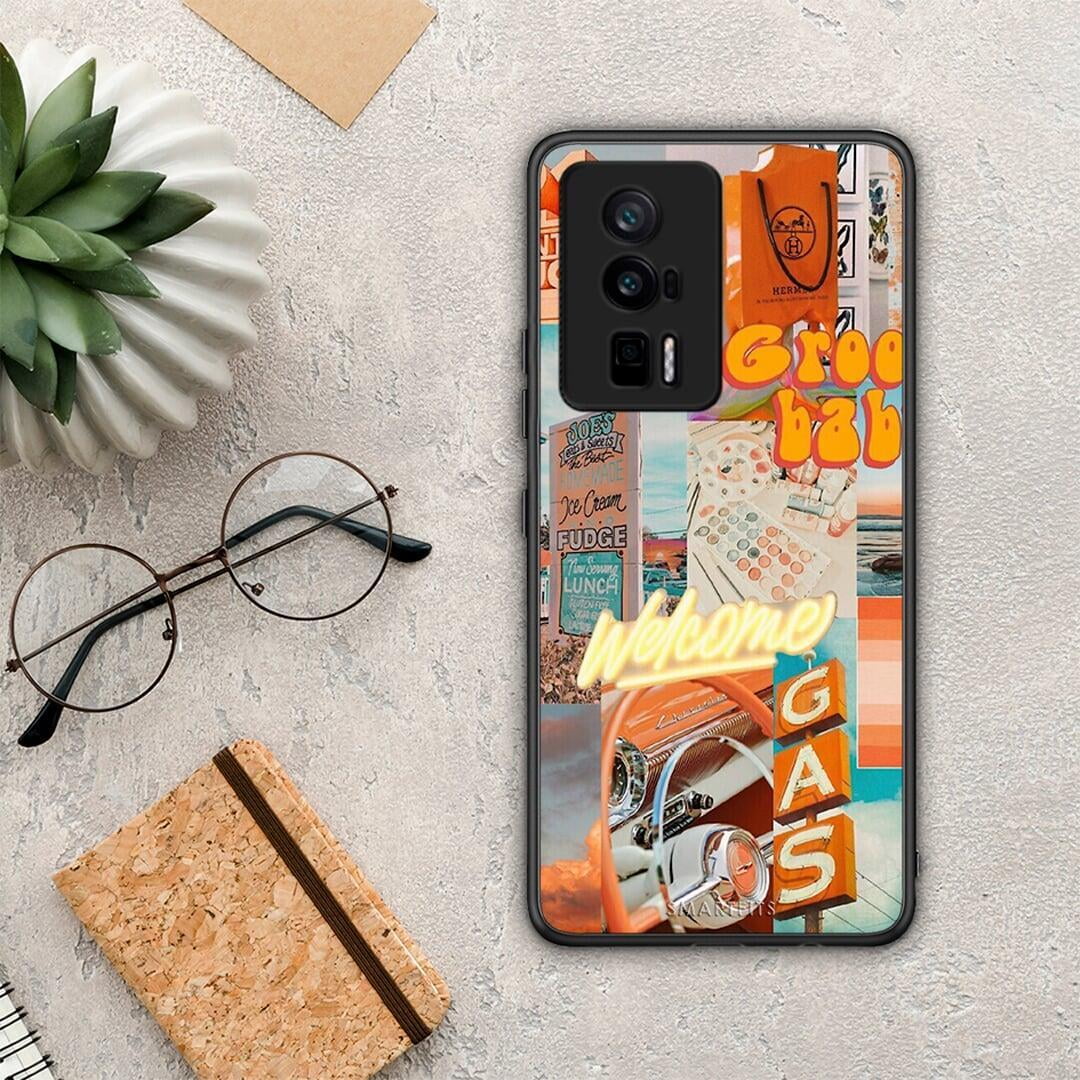 Θήκη Xiaomi Poco F5 Pro / Redmi K60 Pro Groovy Babe από τη Smartfits με σχέδιο στο πίσω μέρος και μαύρο περίβλημα | Xiaomi Poco F5 Pro / Redmi K60 Pro Groovy Babe Case with Colorful Back and Black Bezels