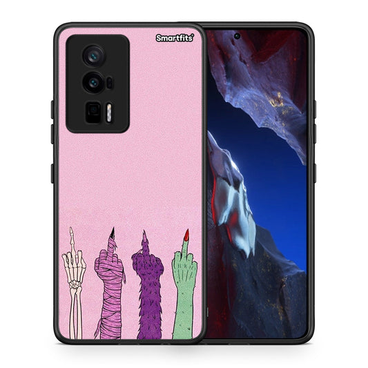 Θήκη Xiaomi Poco F5 Pro / Redmi K60 Pro Halloween Be A Lady από τη Smartfits με σχέδιο στο πίσω μέρος και μαύρο περίβλημα | Xiaomi Poco F5 Pro / Redmi K60 Pro Halloween Be A Lady Case with Colorful Back and Black Bezels