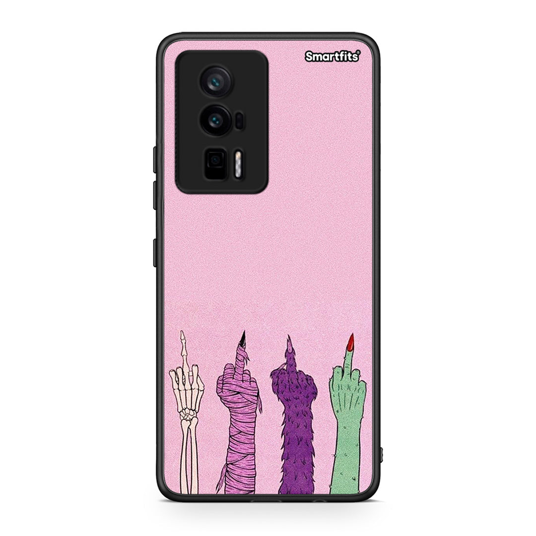 Θήκη Xiaomi Poco F5 Pro / Redmi K60 Pro Halloween Be A Lady από τη Smartfits με σχέδιο στο πίσω μέρος και μαύρο περίβλημα | Xiaomi Poco F5 Pro / Redmi K60 Pro Halloween Be A Lady Case with Colorful Back and Black Bezels