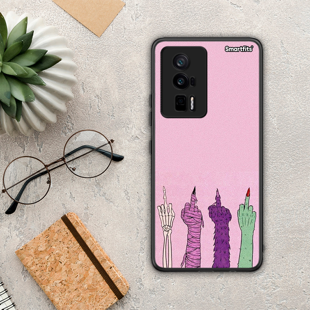 Θήκη Xiaomi Poco F5 Pro / Redmi K60 Pro Halloween Be A Lady από τη Smartfits με σχέδιο στο πίσω μέρος και μαύρο περίβλημα | Xiaomi Poco F5 Pro / Redmi K60 Pro Halloween Be A Lady Case with Colorful Back and Black Bezels