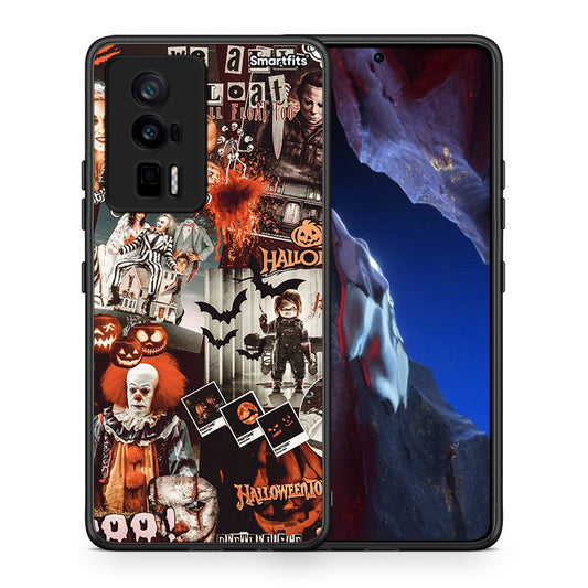 Θήκη Xiaomi Poco F5 Pro / Redmi K60 Pro Halloween Spooky Season από τη Smartfits με σχέδιο στο πίσω μέρος και μαύρο περίβλημα | Xiaomi Poco F5 Pro / Redmi K60 Pro Halloween Spooky Season Case with Colorful Back and Black Bezels