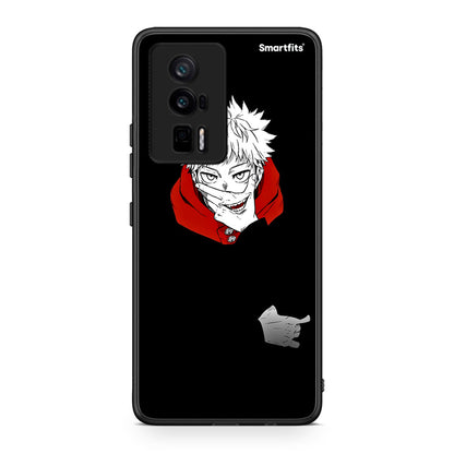 Θήκη Xiaomi Poco F5 Pro / Redmi K60 Pro Itadori Anime από τη Smartfits με σχέδιο στο πίσω μέρος και μαύρο περίβλημα | Xiaomi Poco F5 Pro / Redmi K60 Pro Itadori Anime Case with Colorful Back and Black Bezels