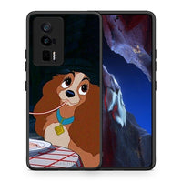 Thumbnail for Θήκη Xiaomi Poco F5 Pro / Redmi K60 Pro Lady And Tramp 2 από τη Smartfits με σχέδιο στο πίσω μέρος και μαύρο περίβλημα | Xiaomi Poco F5 Pro / Redmi K60 Pro Lady And Tramp 2 Case with Colorful Back and Black Bezels