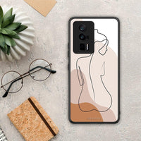 Thumbnail for Θήκη Xiaomi Poco F5 Pro / Redmi K60 Pro LineArt Woman από τη Smartfits με σχέδιο στο πίσω μέρος και μαύρο περίβλημα | Xiaomi Poco F5 Pro / Redmi K60 Pro LineArt Woman Case with Colorful Back and Black Bezels