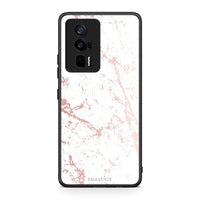 Thumbnail for Θήκη Xiaomi Poco F5 Pro / Redmi K60 Pro Marble Pink Splash από τη Smartfits με σχέδιο στο πίσω μέρος και μαύρο περίβλημα | Xiaomi Poco F5 Pro / Redmi K60 Pro Marble Pink Splash Case with Colorful Back and Black Bezels