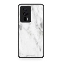 Thumbnail for Θήκη Xiaomi Poco F5 Pro / Redmi K60 Pro Marble White από τη Smartfits με σχέδιο στο πίσω μέρος και μαύρο περίβλημα | Xiaomi Poco F5 Pro / Redmi K60 Pro Marble White Case with Colorful Back and Black Bezels