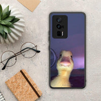 Thumbnail for Θήκη Xiaomi Poco F5 Pro / Redmi K60 Pro Meme Duck από τη Smartfits με σχέδιο στο πίσω μέρος και μαύρο περίβλημα | Xiaomi Poco F5 Pro / Redmi K60 Pro Meme Duck Case with Colorful Back and Black Bezels