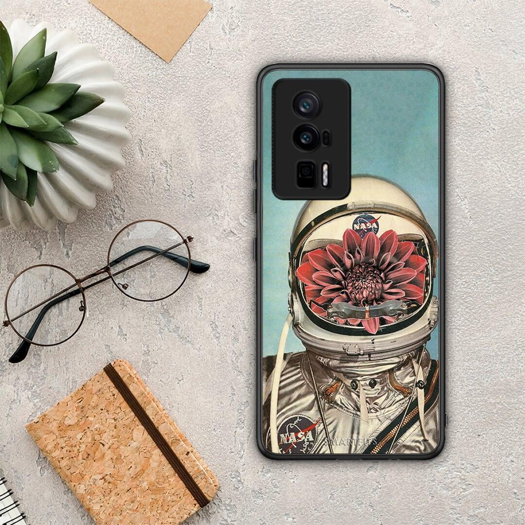 Θήκη Xiaomi Poco F5 Pro / Redmi K60 Pro Nasa Bloom από τη Smartfits με σχέδιο στο πίσω μέρος και μαύρο περίβλημα | Xiaomi Poco F5 Pro / Redmi K60 Pro Nasa Bloom Case with Colorful Back and Black Bezels