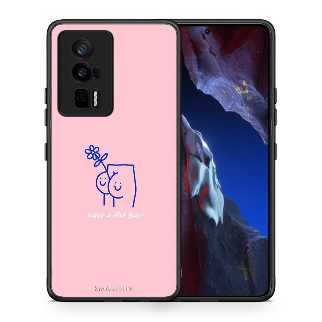 Θήκη Xiaomi Poco F5 Pro / Redmi K60 Pro Nice Day από τη Smartfits με σχέδιο στο πίσω μέρος και μαύρο περίβλημα | Xiaomi Poco F5 Pro / Redmi K60 Pro Nice Day Case with Colorful Back and Black Bezels