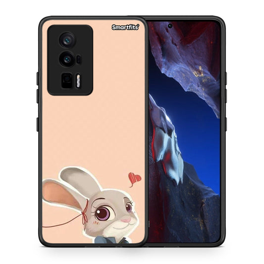 Θήκη Xiaomi Poco F5 Pro / Redmi K60 Pro Nick Wilde And Judy Hopps Love 2 από τη Smartfits με σχέδιο στο πίσω μέρος και μαύρο περίβλημα | Xiaomi Poco F5 Pro / Redmi K60 Pro Nick Wilde And Judy Hopps Love 2 Case with Colorful Back and Black Bezels