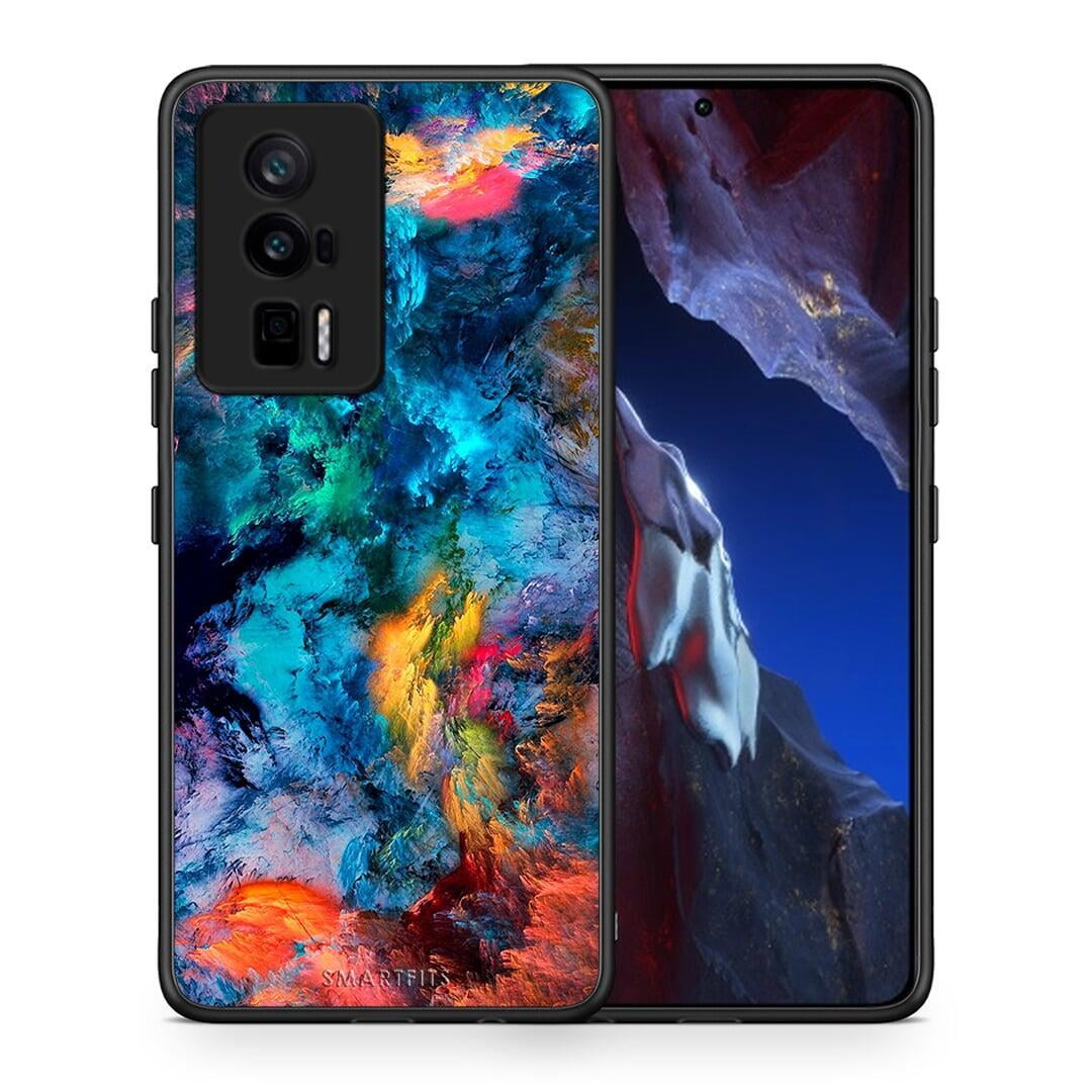 Θήκη Xiaomi Poco F5 Pro / Redmi K60 Pro Paint Crayola από τη Smartfits με σχέδιο στο πίσω μέρος και μαύρο περίβλημα | Xiaomi Poco F5 Pro / Redmi K60 Pro Paint Crayola Case with Colorful Back and Black Bezels