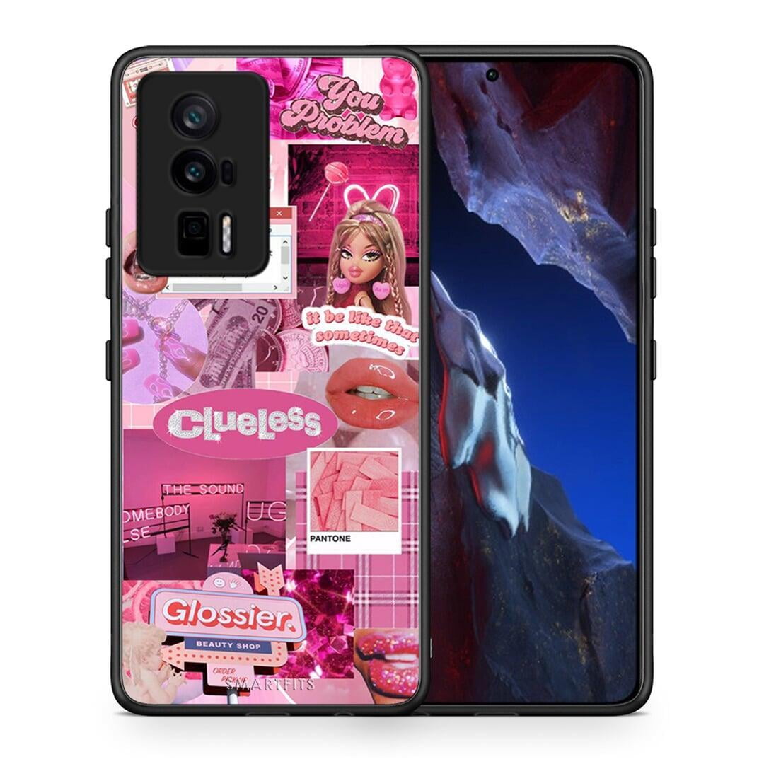 Θήκη Xiaomi Poco F5 Pro / Redmi K60 Pro Pink Love από τη Smartfits με σχέδιο στο πίσω μέρος και μαύρο περίβλημα | Xiaomi Poco F5 Pro / Redmi K60 Pro Pink Love Case with Colorful Back and Black Bezels