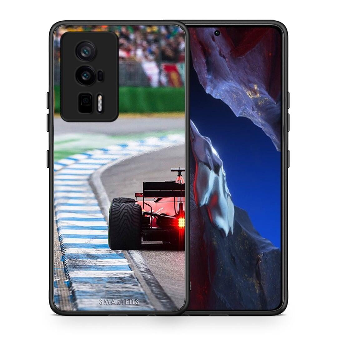 Θήκη Xiaomi Poco F5 Pro / Redmi K60 Pro Racing Vibes από τη Smartfits με σχέδιο στο πίσω μέρος και μαύρο περίβλημα | Xiaomi Poco F5 Pro / Redmi K60 Pro Racing Vibes Case with Colorful Back and Black Bezels