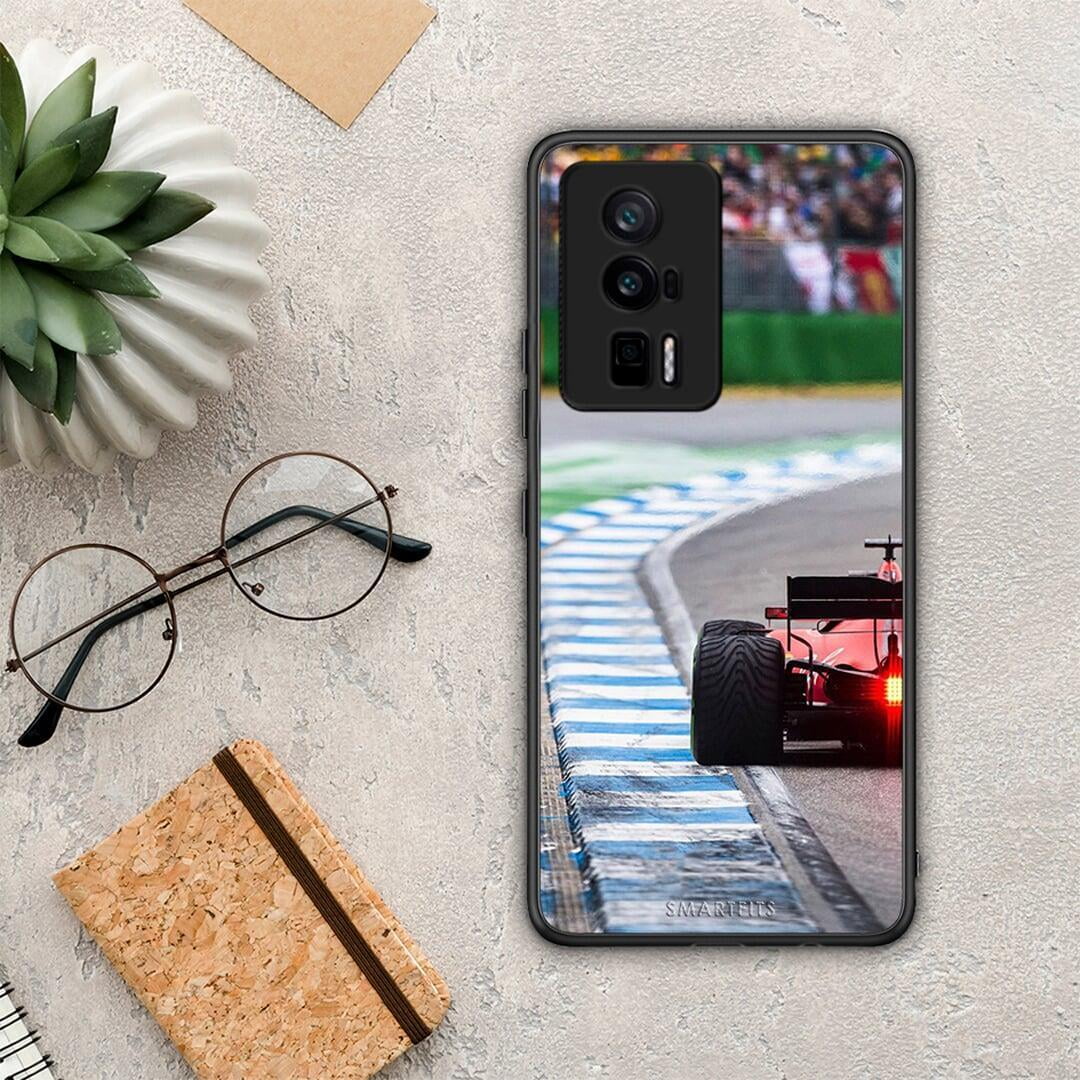 Θήκη Xiaomi Poco F5 Pro / Redmi K60 Pro Racing Vibes από τη Smartfits με σχέδιο στο πίσω μέρος και μαύρο περίβλημα | Xiaomi Poco F5 Pro / Redmi K60 Pro Racing Vibes Case with Colorful Back and Black Bezels